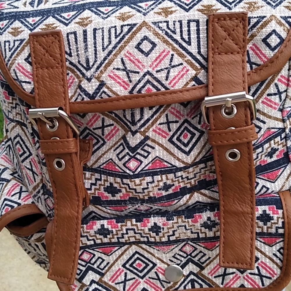 Aztec/ boho‎ bookbag - Picture 3 of 16